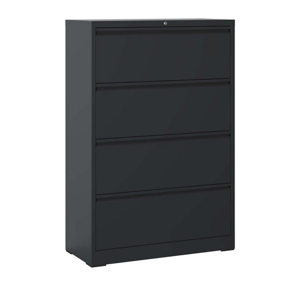 Metal Mobile File Cabinet, Rolling File Cabinet with Lock for Hanging Legal/Letter/A4 Size,Fully Assembled Except Wheels