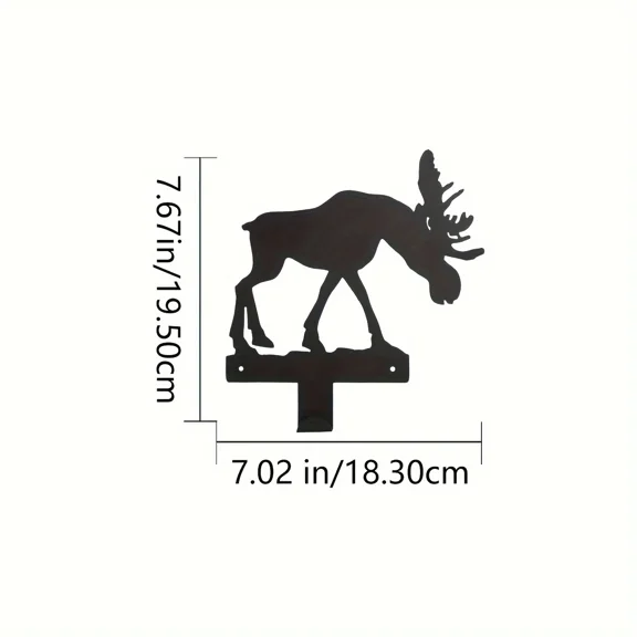 Metal Moose Key Hooks, Household Multi-Purpose Clothes Bag Key Hooks, Wall Hooks, Aesthetic Room Decor Wall Hanging