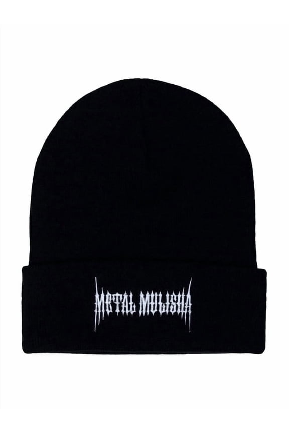Spiked Work Beanie - Black