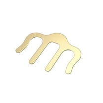 Metal Music Book Clip and Page Holder for Sheet Music Stands, Piano Sheet Music Holders Gold 3.7 x 2.6 Inch 1Pcs