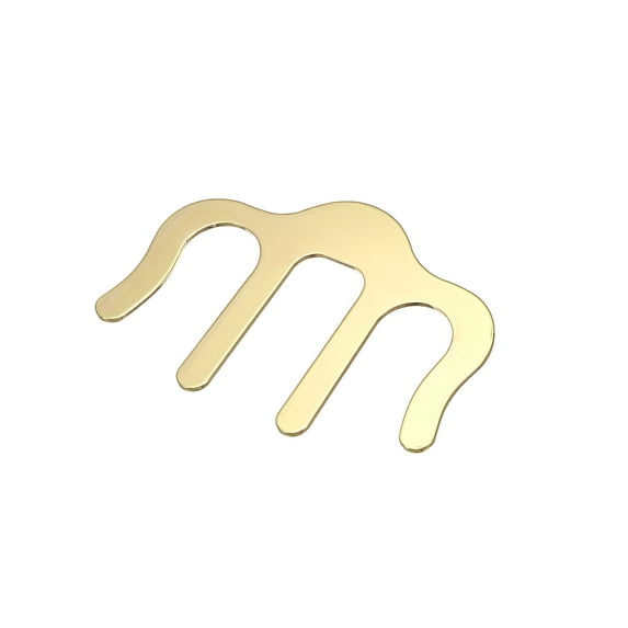 Metal Music Book Clip and Page Holder for Sheet Music Stands, Piano Sheet Music Holders Gold 3.7 x 2.6 Inch 1Pcs