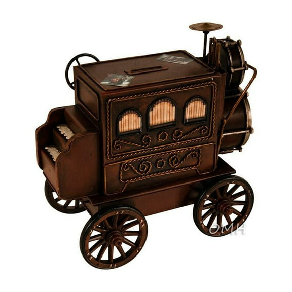 Metal Music Car Coin Bank Model