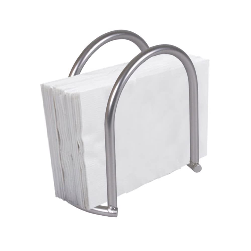 Satin Nickel Metal Napkin Holder for Table