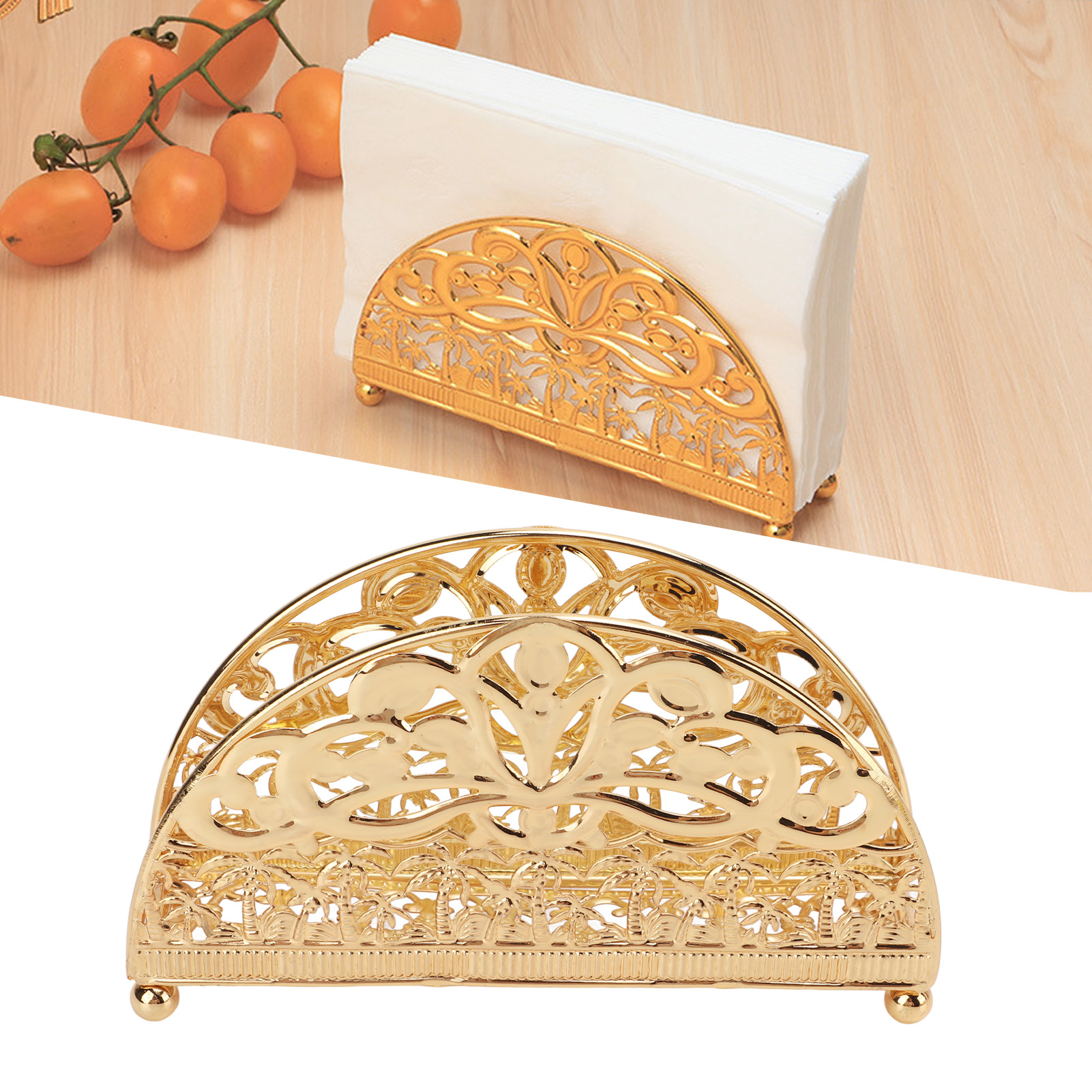 Metal Napkin Holder Gold Vertical Napkin Holder Tabletop Napkin