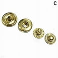 thumbnail image 1 of Metal No Sewing Snap Fastener Button Press Popper Stud Leather Bag Clothes Jacket Repair Rivet Diy, 1 of 10