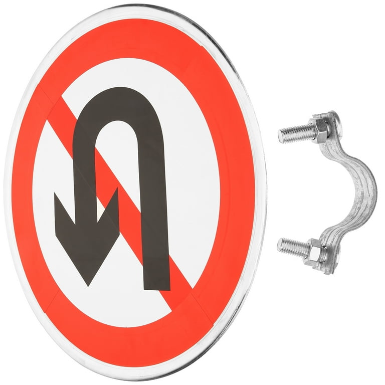 Metal No Turn Around Sign Driveway No Turn Around Sign