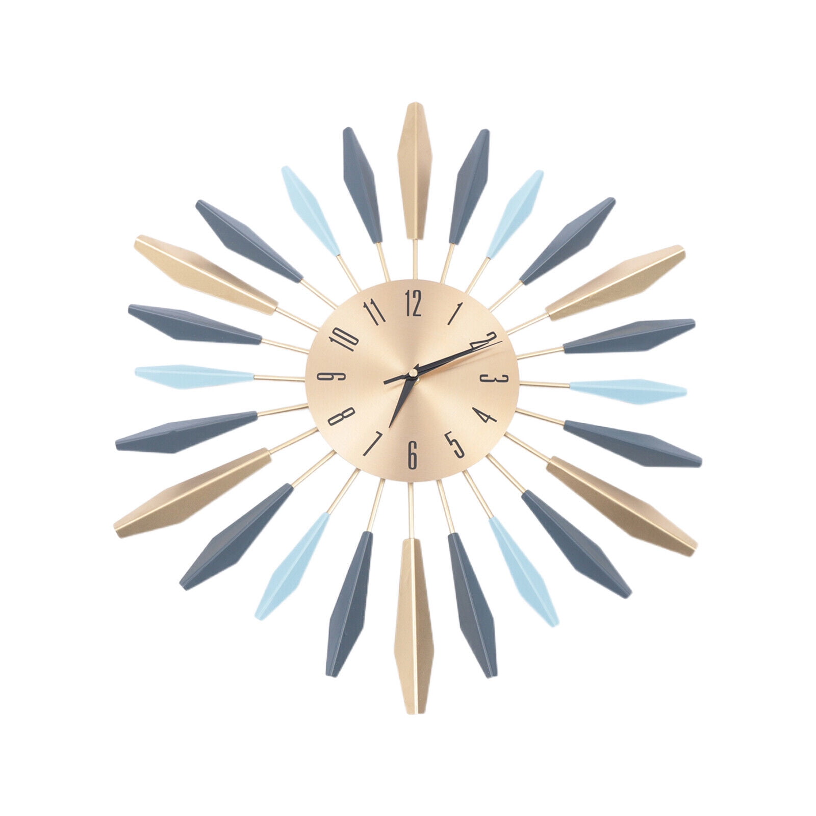 Metal Nordic Luxury Round Large Wall Clock Home Office Decor Clocks 55CM for Living Room