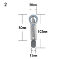 thumbnail image 1 of Metal Nut Splitter Breaker Tool | Manual Pressure Nut Remover Extractor | Heavy-Duty Rusted Nut Separator | Ergonomic Handle | Durable Construction | Versatile For Mechanical Repairs & DIY | 1 Piece, 1 of 8