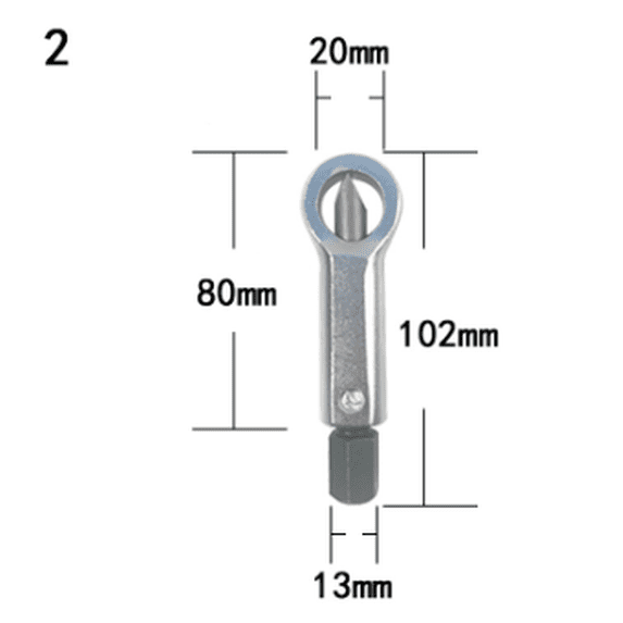 Metal Nut Splitter Breaker Tool | Manual Pressure Nut Remover Extractor | Heavy-Duty Rusted Nut Separator | Ergonomic Handle | Durable Construction | Versatile For Mechanical Repairs & DIY | 1 Piece