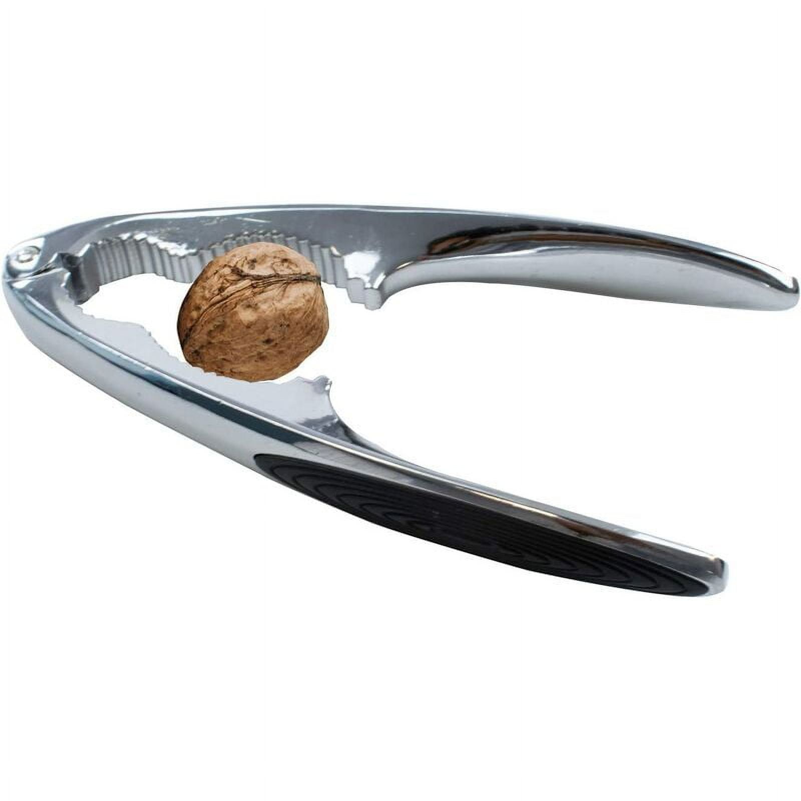 Metal Nutcracker Nut Cracker Opener with Rubber Handles Heavy Duty Nutcracker Kitchen Accessories Non Slip Seafood Shell Cracker Silver Walmart
