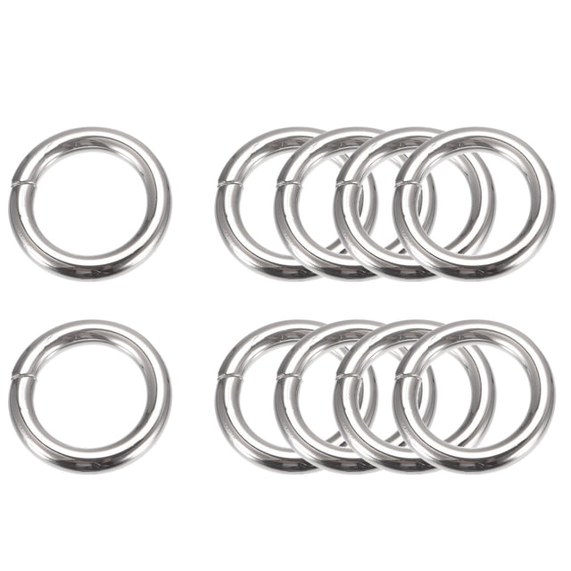 0 Metal Rings Metal O Rings, 10 Pack 16mm(0.63