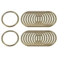 thumbnail image 1 of Metal O Rings, 20 Pack 35mm(1.38") ID 3mm Thick Welded O-Ringe, Bronze Tone, 1 of 6