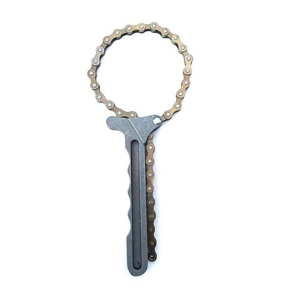 Metal Oil Chain Wrench Rust Proof Oil Filters Remover Tool Automobile Engine Torque Chain Wrench Grip Spanner