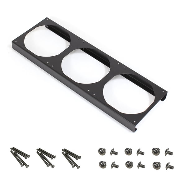 Metal PC Fan Risers Bracket 12cm Fan Support Optimized Airflows For Computer Case Cooling Systems