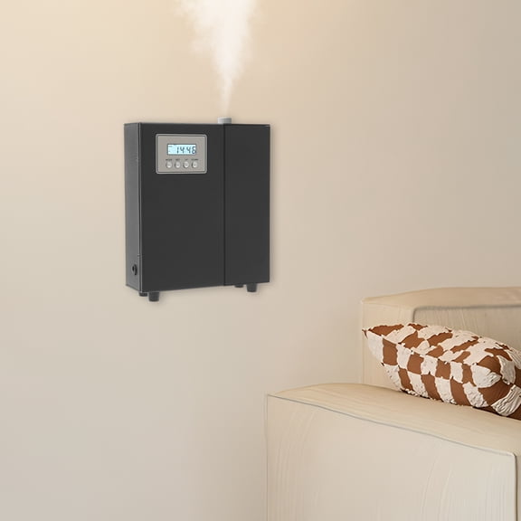 Metal PP 18*6.5*22cm 150ml Aromatherapy Machine 4-Segment Timing Led Screen Wall-Mounted Desktop Dual-Purpose Aromatherapy Machine