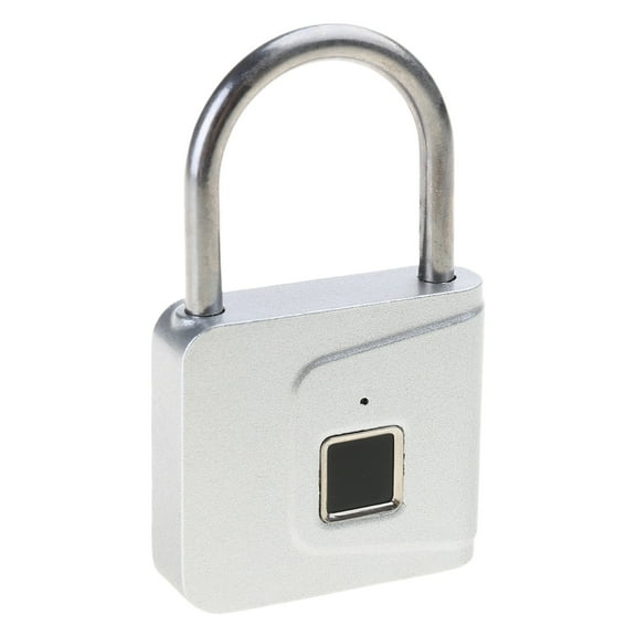 Metal Padlocks Keyless Fingerprint Security Lock Keyless Biometric Security Lock 47x76mm for Lockers Gate & Sheds