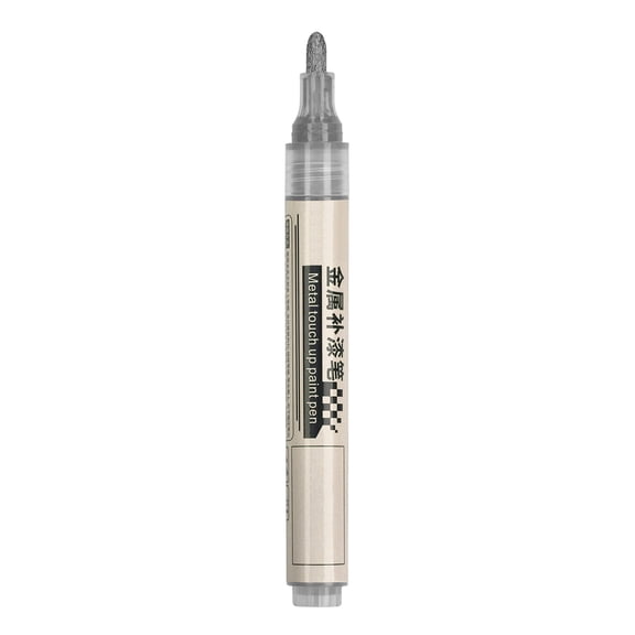 Metal Paint Pen, Permanent Paint Marker Pen Quick Drying Waterproof Metallic Marker Pen for Rock Painting, Glass, Metal