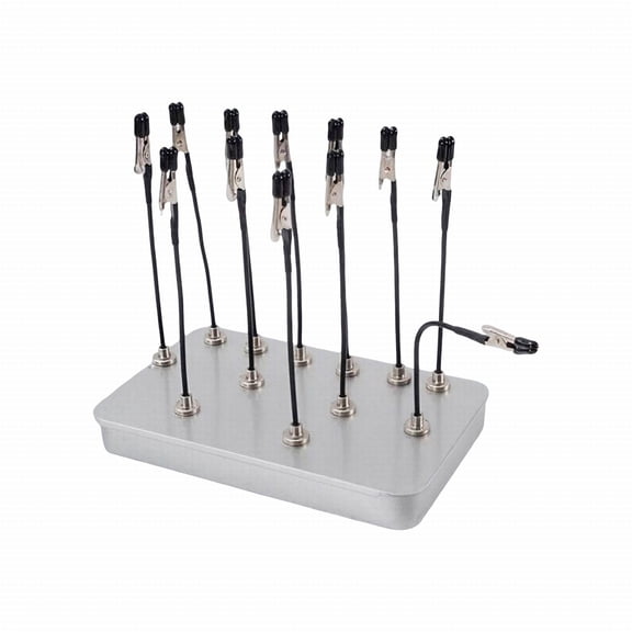 Metal Painting Stand Base Holder with 12PCS Bendable Clip Sticks Set, Modeling Tools for Spray Painting, Hobby Model Parts Assemble, Drying Stand for Crafts