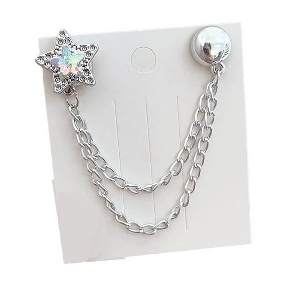 Metal Pants Leg Clip Buckle Chain Roll Up Pants Leg Clip Trouser Fixing Magnet Fixing Sewing Pin Magnet Shorts Pin Trouser