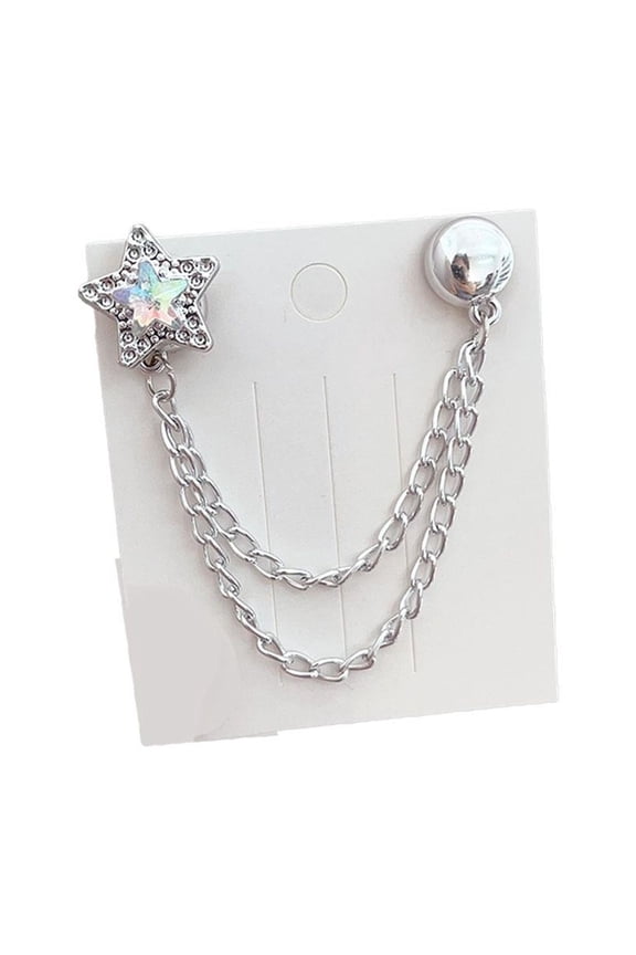 Metal Pants Leg Clip Buckle Chain Roll Up Pants Leg Clip Trouser Fixing Magnet Fixing Sewing Pin Magnet Shorts Pin Trouser