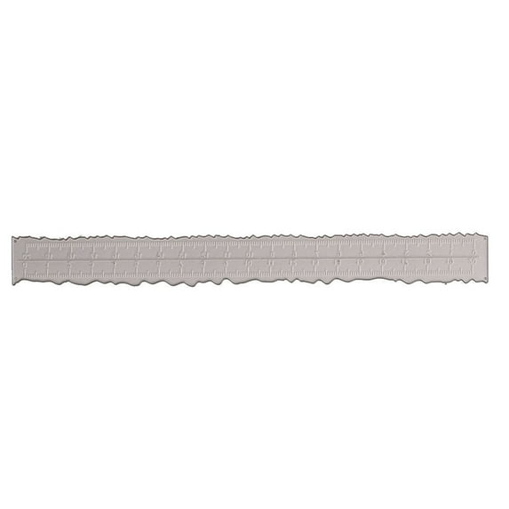 Metal Paper Tearing Ruler, Craft Ruler, Metal Irregular Edges Ruler, Deckle Ruler