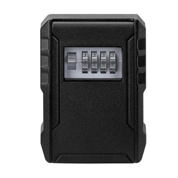 Metal Password Key Box Wall Mounted 4 Digits Password Storage Box Waterproof Anti ,Compact Design