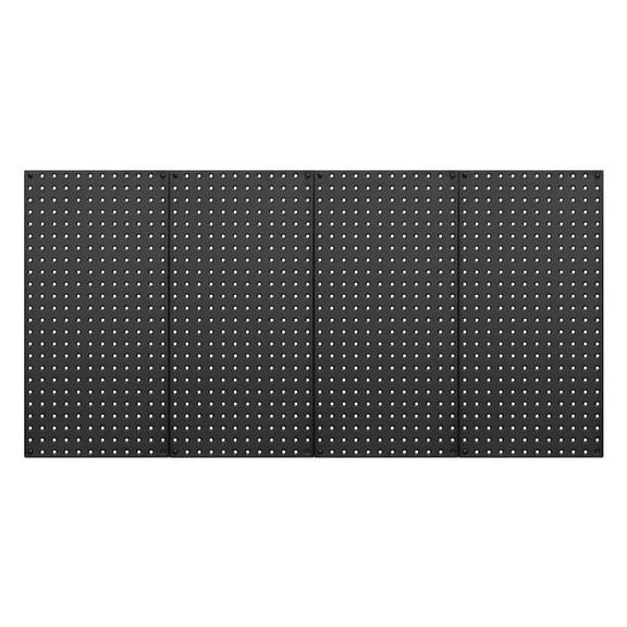 Metal Pegboard Panels, 4-Pack 24x12 Inch Silver Wall Mounted Tool Organizer, Heavy Duty Garage Storage System for Tools, Kitchen, Office & Workshop Accessories