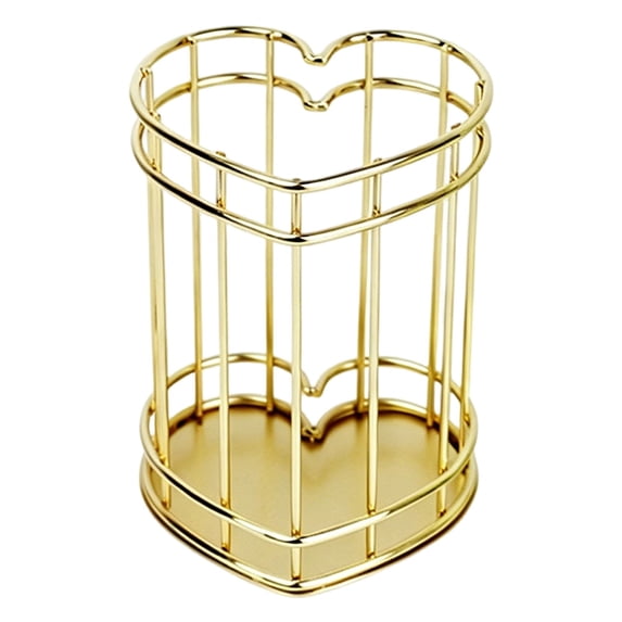 Metal Pen Holder Desk Organizer, Makeup Brushes Cup, Multi Purpose Pencil Storage Caddy For Home Office, Sleek And Sturdy Design (Multicolor ,10*8)