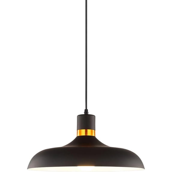 Metal Pendant Lighting for Kitchen Island, Modern Minimalist Pendant Light, Simple Industrial Style Pendant Lamp, Round Colorful Farmhouse Rustic Pendant Light Fixture for Dining Room