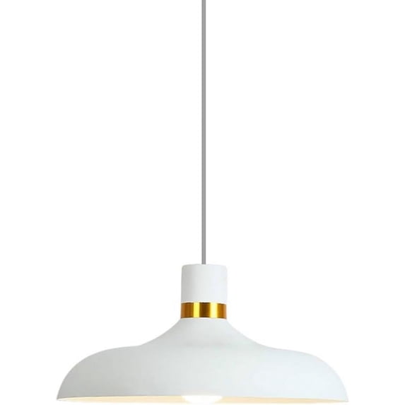 Metal Pendant Lighting for Kitchen Island, Modern Minimalist Pendant Light, Simple Industrial Style Pendant Lamp, Round Colorful Farmhouse Rustic Pendant Light Fixture for Dining Room