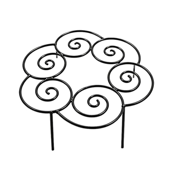 Metal Peony Support Ring For Outdoor Plants, Garden Support Stakes For Flowers & Vegetables, Stackable Peony Cage For Dahlia, Rose, Orchid & Tomato