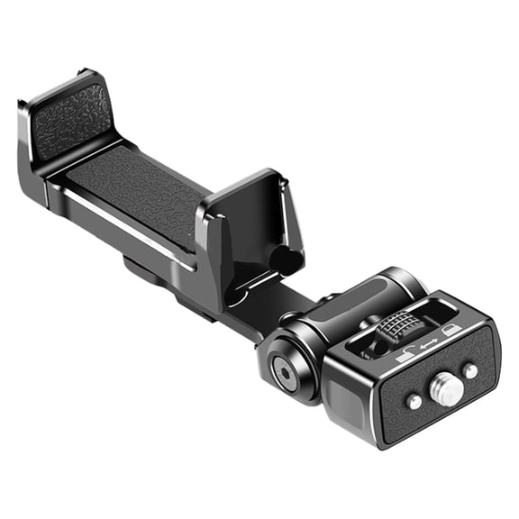 Metal Phone Holder Cold Shoe Mount 360 Rotatable 1/4 for Smartphone Camera