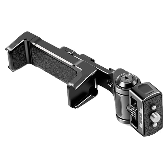 Metal Phone Holder Cold Shoe Mount 360 Rotatable 1/4 for Smartphone Camera