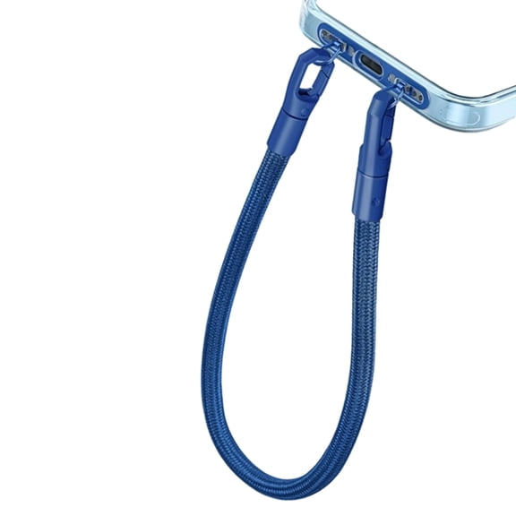 Metal Phone Lanyard Attachment with 2 Rings Phone Strap Holder for Smartphones