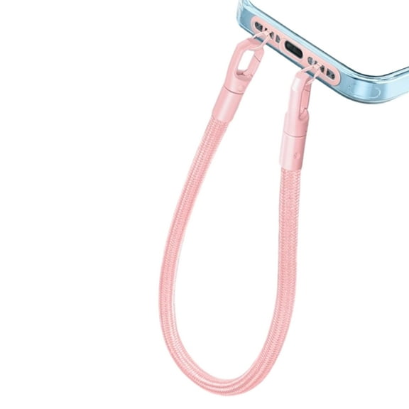 Metal Phone Lanyard Attachment with 2 Rings Phone Strap Holder for Smartphones