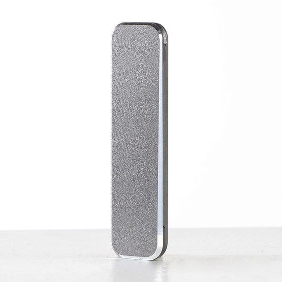 Metal Phone Stand | Slim Back Sticker Support with Finger Ring Grip | Portable Desktop Holder for Video Watching & Video Calls | Universal Mobile Device Mount for Home & Office Use