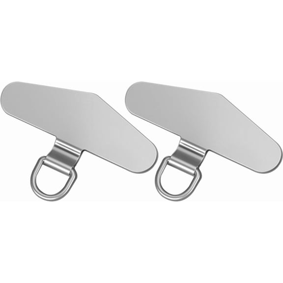 Metal Phone Tether Tab, Metal Phone Patch, Universal Cellphone Lanyard Pad Compatible for Most Full Phone Cases