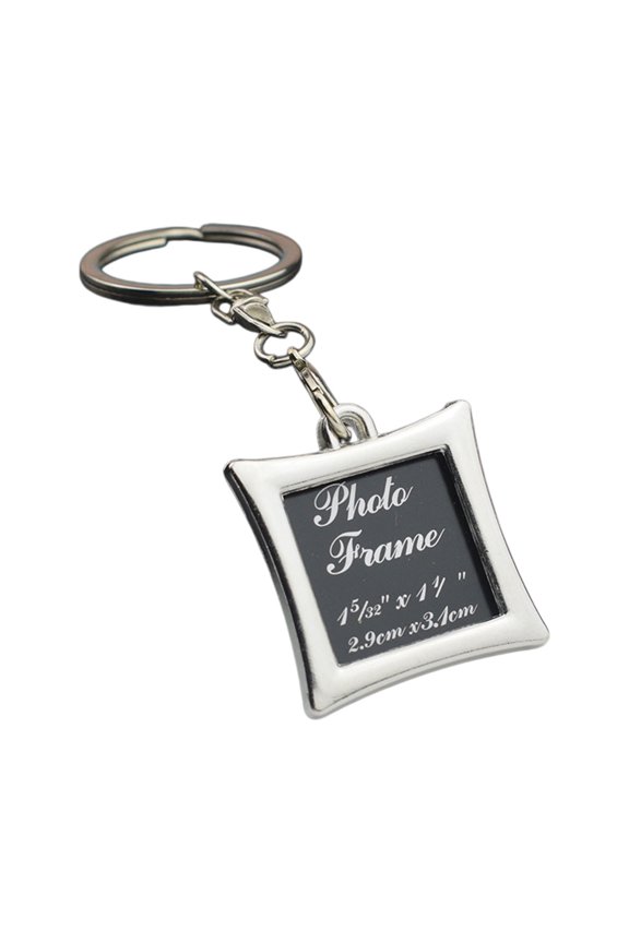 Metal Picture Framle Key Chain Anniversary Gift Purse Charm For Personalization And Emotional Connection