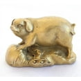 thumbnail image 1 of Metal Pig Statue, 1 of 1