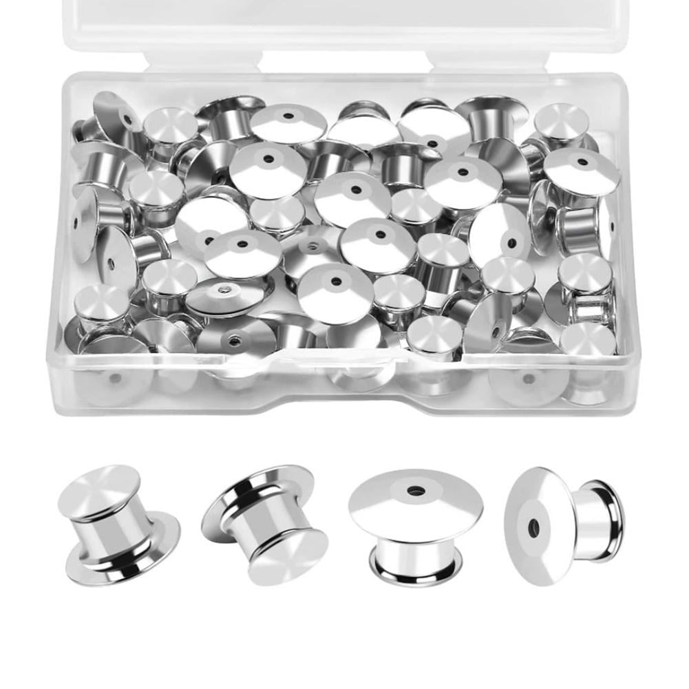 , Metal Pin Backs for Locking Pin Keepers Display Enamel on Pins Lock Refrigerator Metal Board