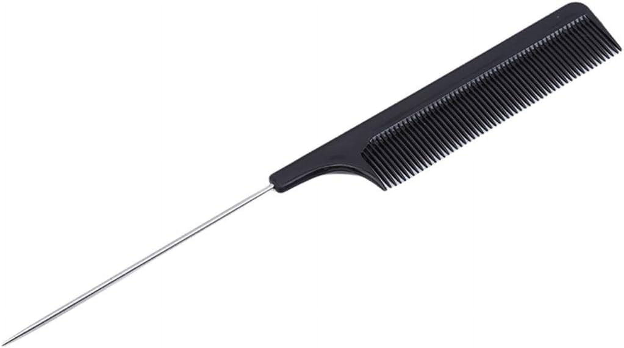 Metal Pin Tail Combs, Hairstyling Teasing & Taming Brush, Salon