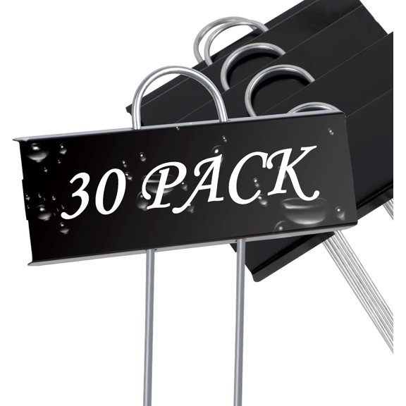 Metal Plant Labels 30 Pack Garden Label Markers Weatherproof Stake Tags Reusable Planting Gardening Black