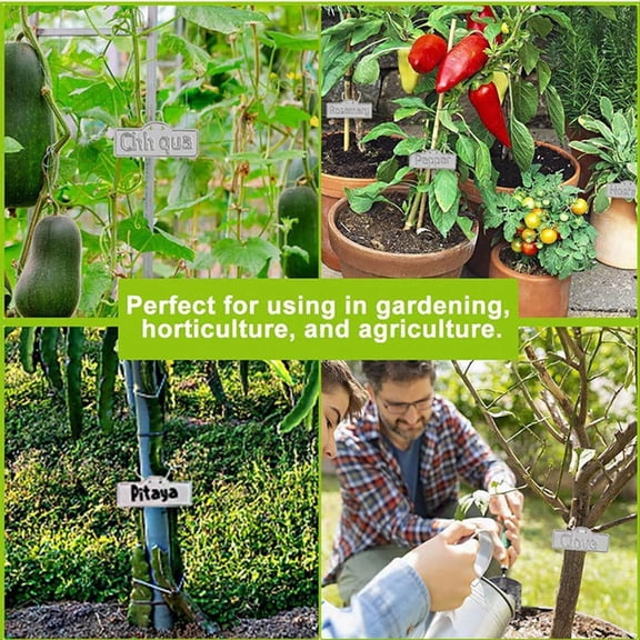 Metal Plant Labels, Metal Plant Tags, Tree Tags, Metal Plant Tags for Outdoor Garden Waterproof Metal Tags
