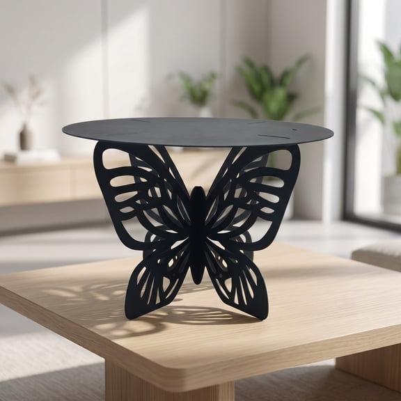 Metal Plant Pot Stand, Butterfly Shaped Flowerpot Storage Rack, Rustproof Potted Plants Display Rack, For Living Room Balcony Garden Patio Decor, Fits Multiple Pot Sizes