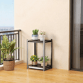thumbnail image 1 of Metal Plant Stand, 2-Tier Plant Shelf Indoor Outdoor, Plant Rack for Multiple Plants, Plant Holder for Living Room Bedroom Patio Home Gardening Kitchen Pantry Basement Bathroom Laundry Shop Books, 1 of 9