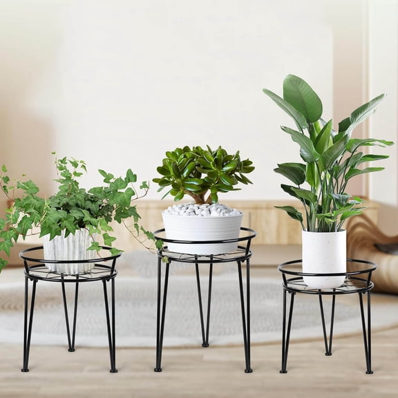 Metal Plant Stand, Indoor Outdoor, Rustproof, Urban and Rustic, Suitable for Living Room, Balcony, Garden