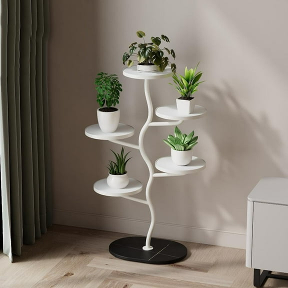 Metal Plant Stand, Multi-Layer Indoor Flower Stand Corner Plant Shelf Flower Pot Holder Tall Planter Holder Shelf Rack For Patio Living Room Balcony Office