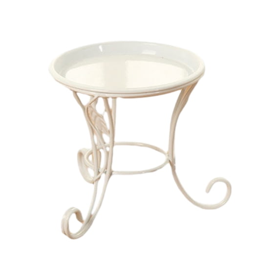 Metal Plant Stand,Stable Planter Pot Frame for Home Office Garden Balcony Patio White