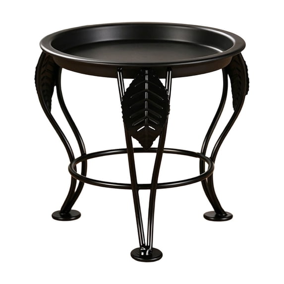 Metal Plant Stand, Vintage Iron Flower Pot Holder with Scroll Design, Rustproof Indoor Outdoor Plant Stand for Living Room, Balcony, Patio, and Garden