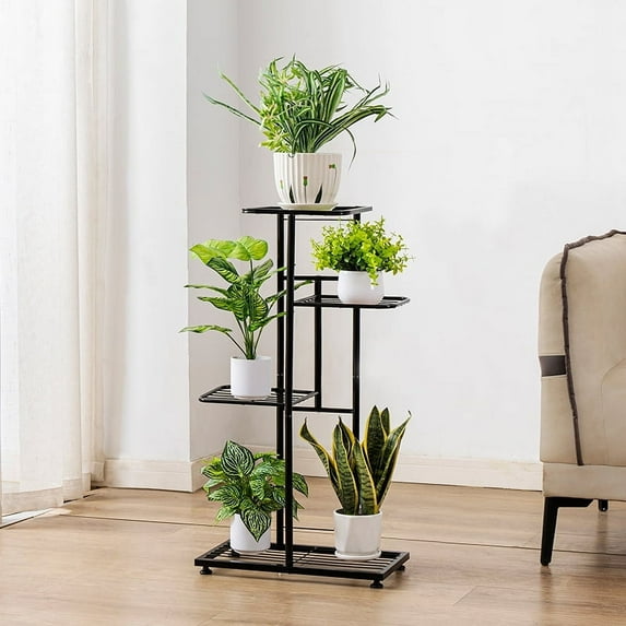 Metal Plant Stand, indoor &outdoor plant stand for multiple plant,Multi functional plant stand,Suitable for living room, bathroom, balcony